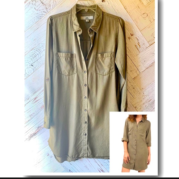 Better Days Shirt DressThread & Supply EUC M - Picture 5 of 16